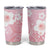 Japan Sakura Floral with Polynesian Vibe Tumbler Cup