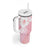 Japan Sakura Floral with Polynesian Vibe Tumbler With Handle