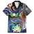 Marshall Islands Kwajalein Atoll Hawaiian Shirt Plumeria Sea Turtle with Polynesian Tribal