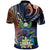 Marshall Islands Kwajalein Atoll Polo Shirt Plumeria Sea Turtle with Polynesian Tribal