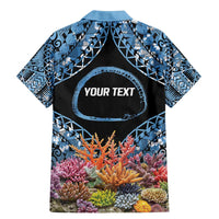 Personalised Nukuoro Micronesia Atoll Family Matching Mermaid Dress and Hawaiian Shirt with Pacific Coral Reef LT9 - Polynesian Pride