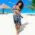 Personalised Nukuoro Micronesia Atoll Sarong with Pacific Coral Reef