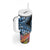 Personalised Nukuoro Micronesia Atoll Tumbler With Handle with Pacific Coral Reef