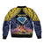 Tokelau Atafu Atoll Personalised Bomber Jacket Pacific Coral Reef Vibe