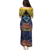 Tokelau Atafu Atoll Personalised Family Matching Puletasi and Hawaiian Shirt Pacific Coral Reef Vibe