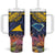 Tokelau Atafu Atoll Personalised Tumbler With Handle Pacific Coral Reef Vibe