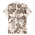 Vintage Hawaii Family Matching Short Sleeve Bodycon Dress and Hawaiian Shirt Hibiscus Tapa Tribal With Hawaiian Quilt Pattern Gold LT9 - Polynesian Pride