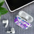Vintage Hawaii AirPods Case Hibiscus Tapa Tribal With Hawaiian Quilt Pattern Purple - Polynesian Pride