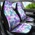 Vintage Hawaii Car Seat Cover Hibiscus Tapa Tribal With Hawaiian Quilt Pattern Purple LT9 - Polynesian Pride