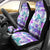 Vintage Hawaii Car Seat Cover Hibiscus Tapa Tribal With Hawaiian Quilt Pattern Purple LT9 - Polynesian Pride