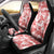 Vintage Hawaii Car Seat Cover Hibiscus Tapa Tribal With Hawaiian Quilt Pattern Red LT9 - Polynesian Pride