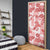Vintage Hawaii Door Cover Hibiscus Tapa Tribal With Hawaiian Quilt Pattern Red - Polynesian Pride