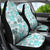 Hawaii Tapa Tribal Car Seat Cover With Hawaiian Quilt Pattern Aqua LT9 - Polynesian Pride