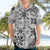 Hawaii Tapa Tribal Hawaiian Shirt With Hawaiian Quilt Pattern Black LT9 - Polynesian Pride