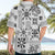 Hawaii Tapa Tribal Hawaiian Shirt With Hawaiian Quilt Pattern Black LT9 - Polynesian Pride