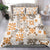 Hawaii Tapa Tribal Bedding Set With Hawaiian Quilt Pattern Gold LT9 - Polynesian Pride