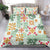 Hawaii Tapa Tribal Bedding Set With Hawaiian Quilt Pattern Green LT9 - Polynesian Pride