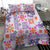 Hawaii Tapa Tribal Bedding Set With Hawaiian Quilt Pattern Violet LT9 - Polynesian Pride