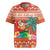 Hawaii Mele Kalikimaka Rugby Jersey Surfing Santa Funny Christmas