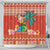 Hawaii Mele Kalikimaka Shower Curtain Surfing Santa Funny Christmas