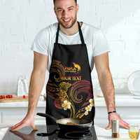 Personalised Papua New Guinea Sepik Apron Plumeria Floral Tribal Pattern - Polynesian Pride
