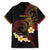 Personalised Papua New Guinea Sepik Family Matching Long Sleeve Bodycon Dress and Hawaiian Shirt Plumeria Floral Tribal Pattern - Polynesian Pride
