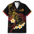 Personalised Papua New Guinea Sepik Family Matching Mermaid Dress and Hawaiian Shirt Plumeria Floral Tribal Pattern - Polynesian Pride