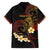 Personalised Papua New Guinea Sepik Family Matching Off The Shoulder Long Sleeve Dress and Hawaiian Shirt Plumeria Floral Tribal Pattern - Polynesian Pride