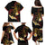 Personalised Papua New Guinea Sepik Family Matching Puletasi and Hawaiian Shirt Plumeria Floral Tribal Pattern - Polynesian Pride