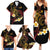 Personalised Papua New Guinea Sepik Family Matching Summer Maxi Dress and Hawaiian Shirt Plumeria Floral Tribal Pattern - Polynesian Pride