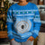 Personalised Fiji Marau Na Kerisimasi Kid Ugly Christmas Sweater Merry Christmas Tapa Pattern Blue Style LT9 - Polynesian Pride