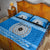 Personalised Fiji Marau Na Kerisimasi Quilt Bed Set Merry Christmas Tapa Pattern Blue Style LT9 - Polynesian Pride