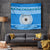 Personalised Fiji Marau Na Kerisimasi Tapestry Merry Christmas Tapa Pattern Blue Style LT9 Red - Polynesian Pride
