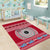 Personalised Fiji Marau Na Kerisimasi Area Rug Merry Christmas Tapa Pattern Red Style LT9 - Polynesian Pride