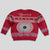 Personalised Fiji Marau Na Kerisimasi Kid Ugly Christmas Sweater Merry Christmas Tapa Pattern Red Style LT9 - Polynesian Pride