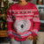 Personalised Fiji Marau Na Kerisimasi Kid Ugly Christmas Sweater Merry Christmas Tapa Pattern Red Style LT9 - Polynesian Pride