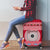 Personalised Fiji Marau Na Kerisimasi Luggage Cover Merry Christmas Tapa Pattern Red Style LT9 - Polynesian Pride