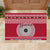 Personalised Fiji Marau Na Kerisimasi Rubber Doormat Merry Christmas Tapa Pattern Red Style LT9 - Polynesian Pride
