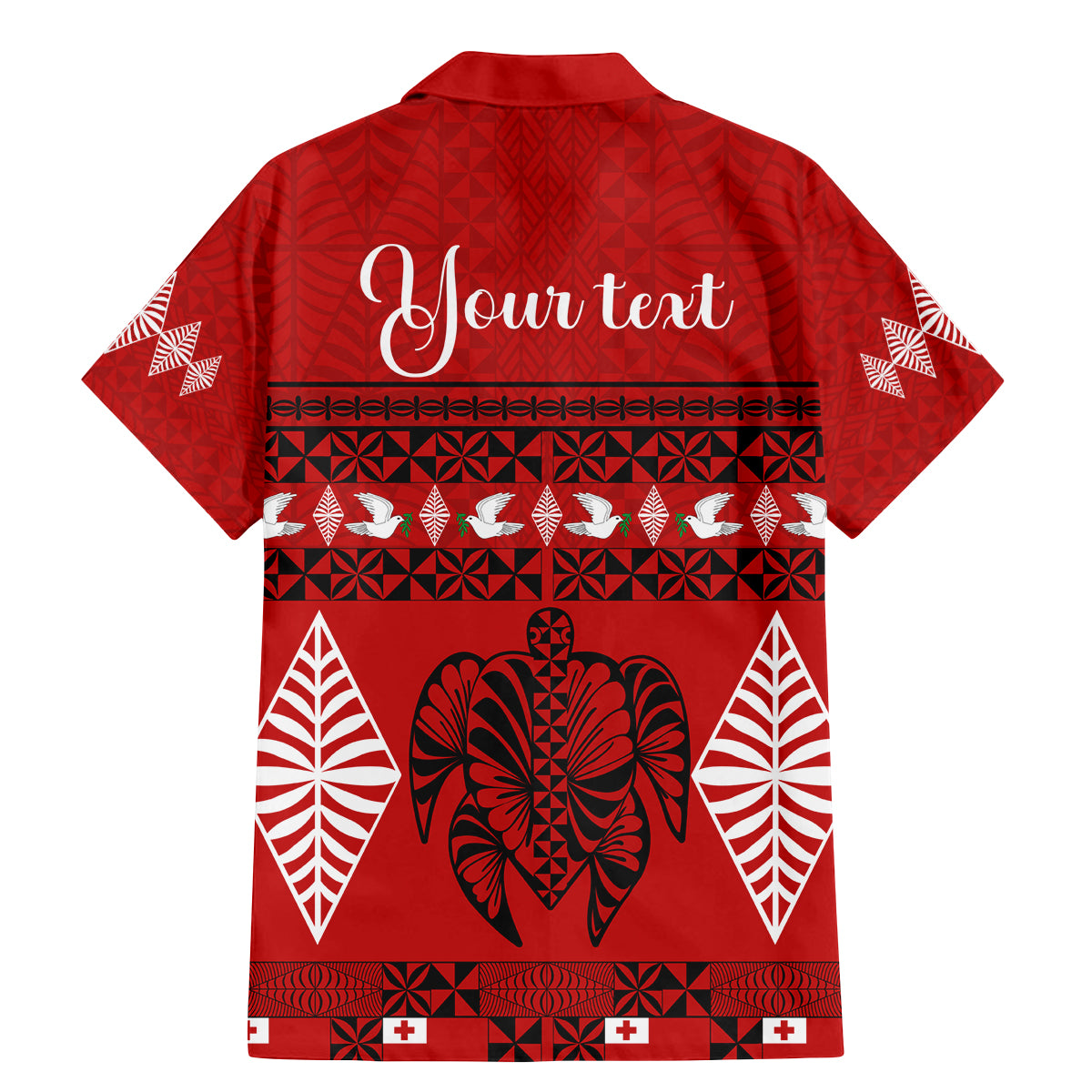 Personalised Tonga Kilisimasi Fiefia Family Matching Mermaid Dress and Hawaiian Shirt Merry Christmas with Turtle Ngatu Pattern LT9 - Polynesian Pride