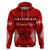 Personalised Tonga Kilisimasi Fiefia Hoodie Merry Christmas with Turtle Ngatu Pattern LT9 Red - Polynesian Pride