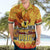 PNG Hamamas Krismas Hawaiian Shirt Papua New Guinea Bird Of Paradise Merry Christmas Gold Style LT9 - Polynesian Pride