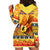 PNG Hamamas Krismas Hoodie Dress Papua New Guinea Bird Of Paradise Merry Christmas Gold Style LT9 - Polynesian Pride