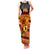 PNG Hamamas Krismas Family Matching Tank Maxi Dress and Hawaiian Shirt Papua New Guinea Bird Of Paradise Merry Christmas Black Style LT9 Mom's Dress Black - Polynesian Pride