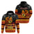 PNG Hamamas Krismas Hoodie Papua New Guinea Bird Of Paradise Merry Christmas Black Style LT9 - Polynesian Pride