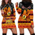 PNG Hamamas Krismas Hoodie Dress Papua New Guinea Bird Of Paradise Merry Christmas Black Style LT9 - Polynesian Pride