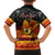 Personalised PNG Hamamas Krismas Family Matching Tank Maxi Dress and Hawaiian Shirt Papua New Guinea Bird Of Paradise Merry Christmas Black Style LT9 - Polynesian Pride