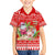 Personalised Hawaii Mele Kalikimaka Family Matching Tank Maxi Dress and Hawaiian Shirt Santa Beach Merry Christmas LT9 Son's Shirt Red - Polynesian Pride