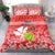 Hawaii Mele Kalikimaka Bedding Set Santa Claus and Hula Dancing Merry Christmas LT9 - Polynesian Pride