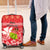 Hawaii Mele Kalikimaka Luggage Cover Santa Claus and Hula Dancing Merry Christmas LT9 Red - Polynesian Pride