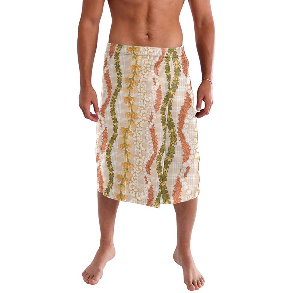 Hawaiian Ohia Lehua Lei Lavalava Plaid Palaka Ahiehie Pattern - Polynesian Pride